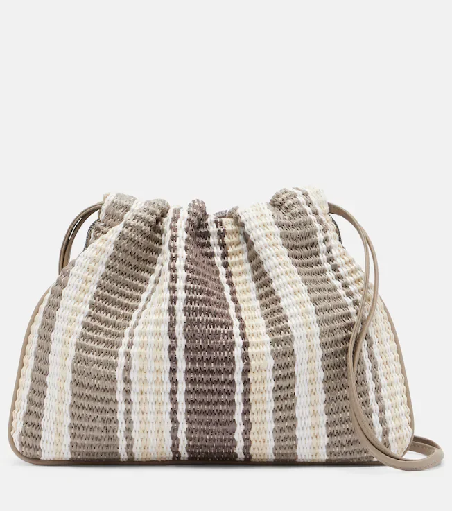 Mellow Small striped crossbody bag