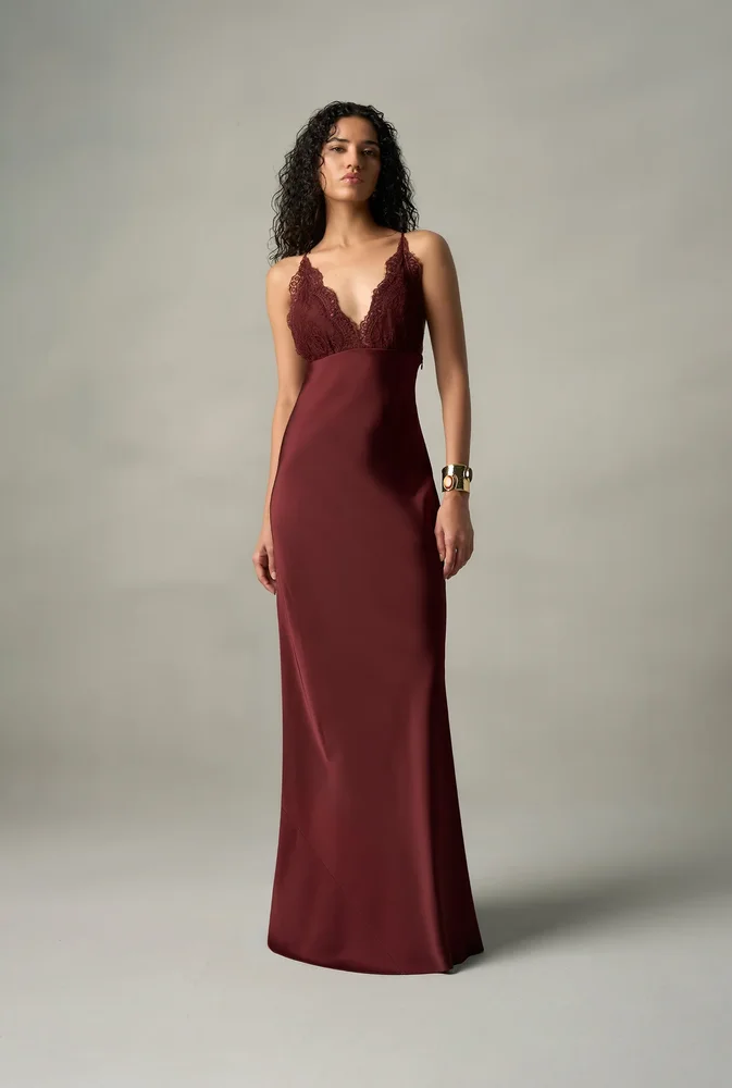 Hazel Lace Maxi Dress