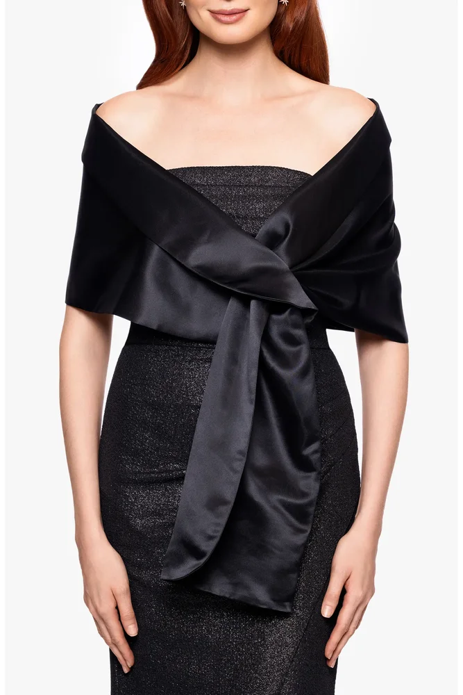 Satin Shawl Wrap