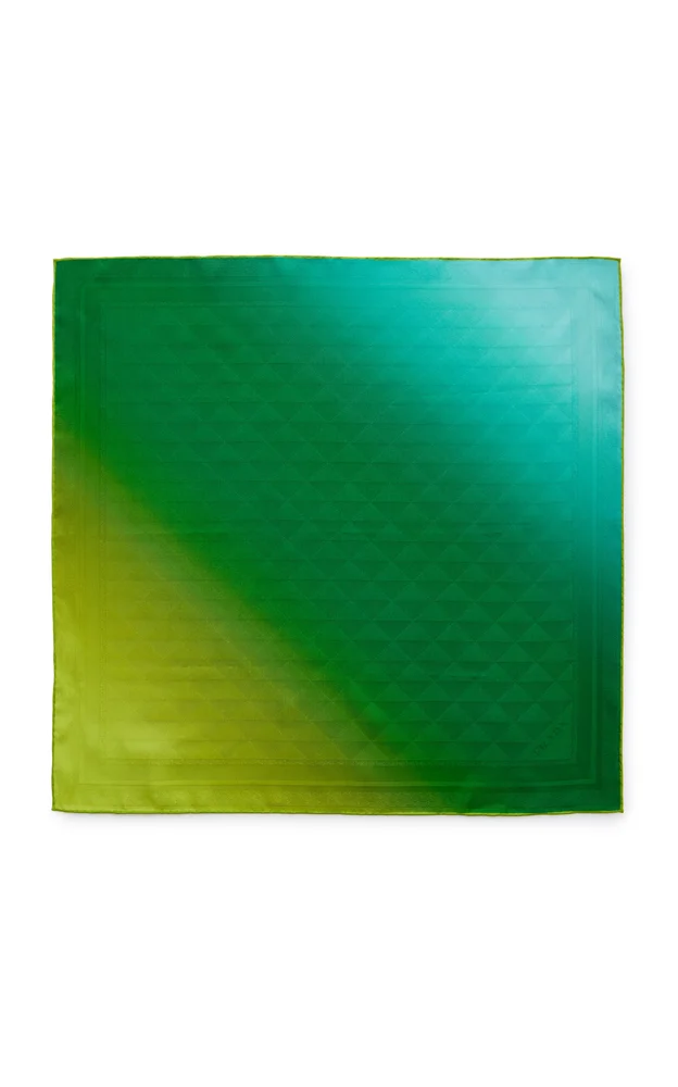 Printed Silk Twill Scarf