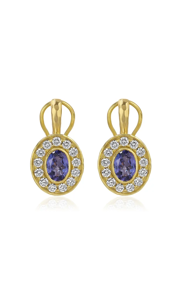 Blushing Tanzanite Earrings