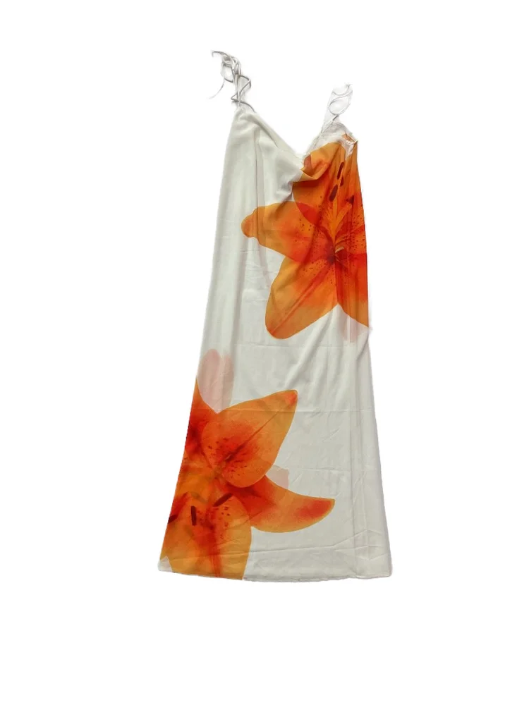 White Fox - Luminous Maxi Skirt Marigold Twist - XS