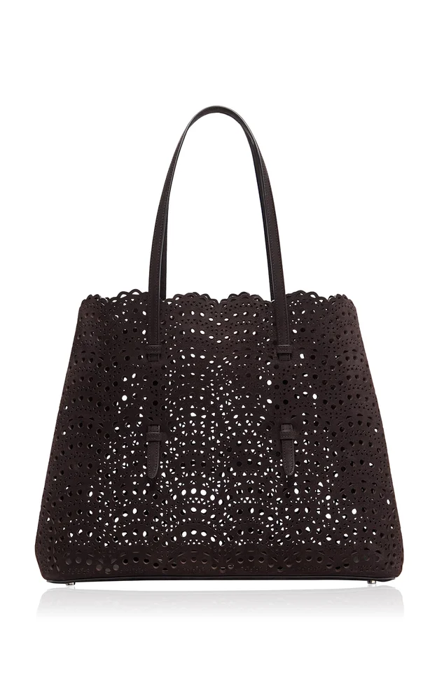 Mina 37 Nubuck Leather Shoulder Bag