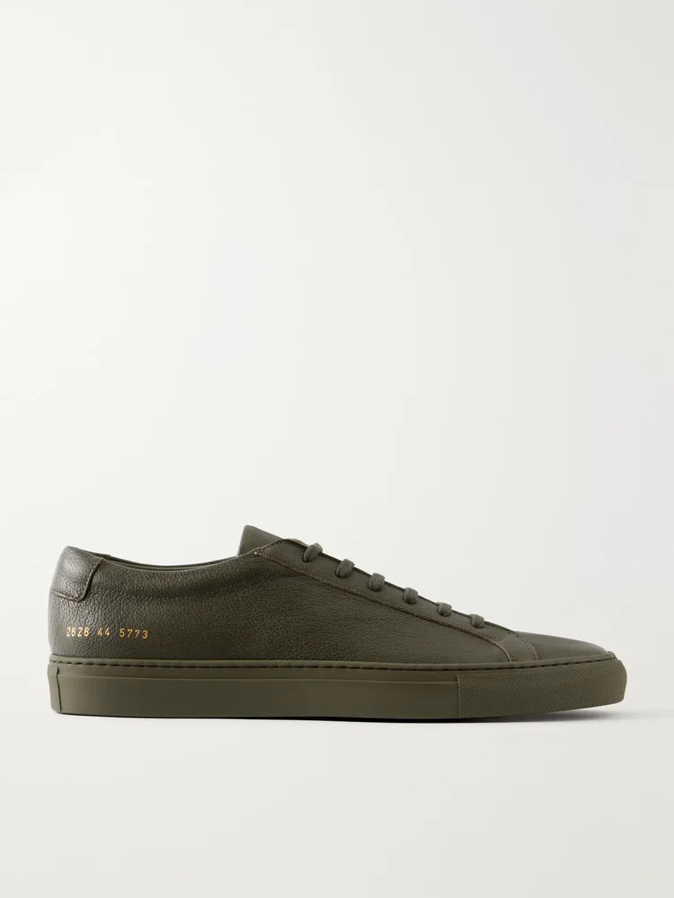 Achilles Full-Grain Leather Sneakers