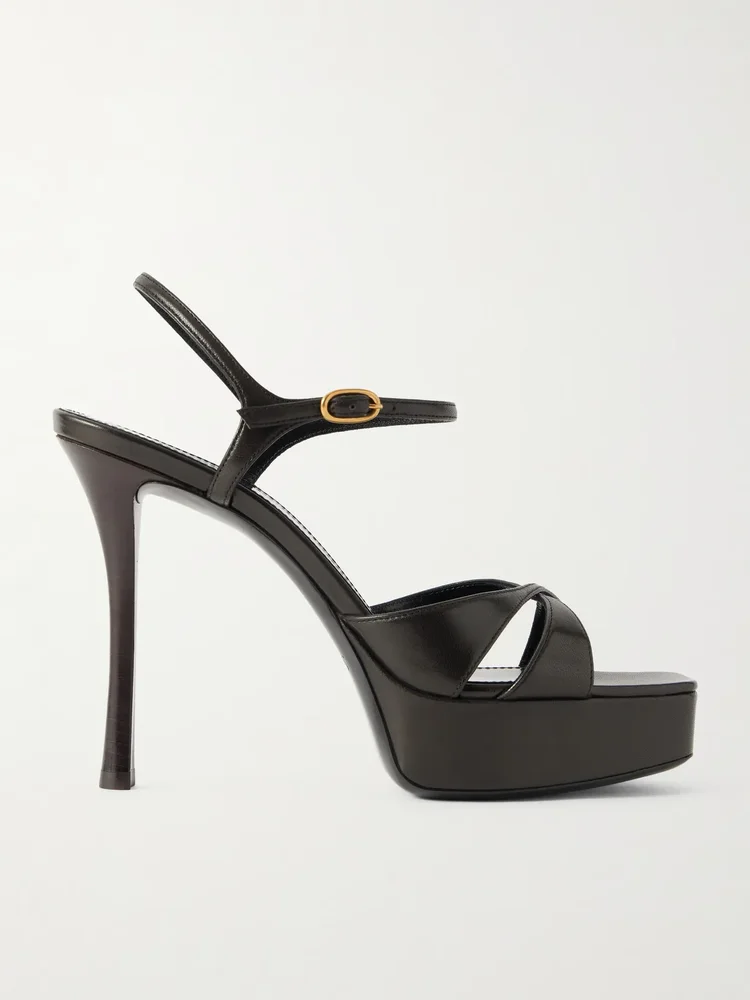 Debbie Leather Platform Sandals