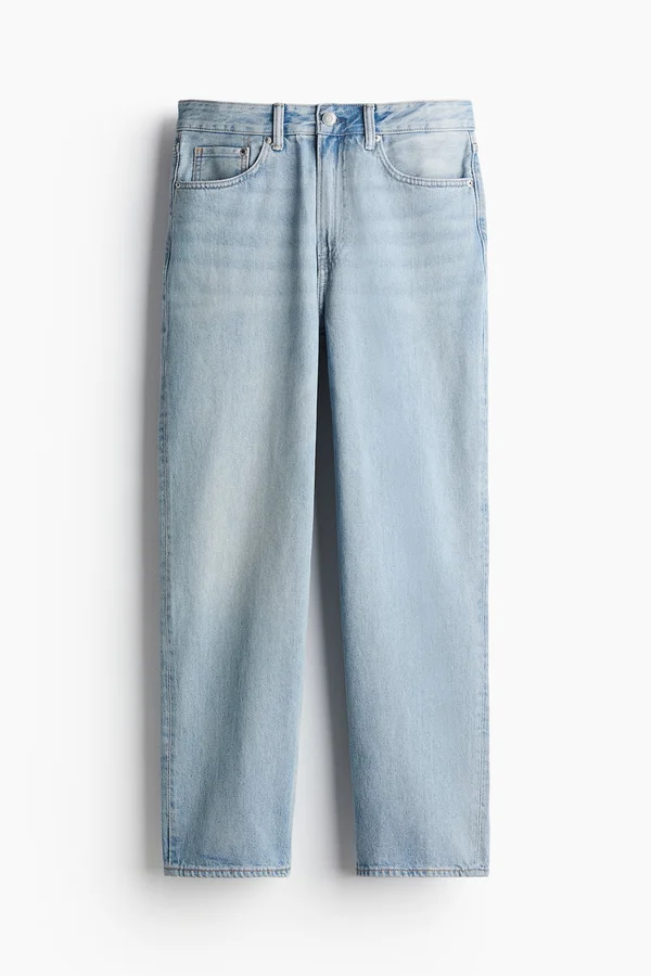 Houston Loose Jeans - Light denim blue - Men