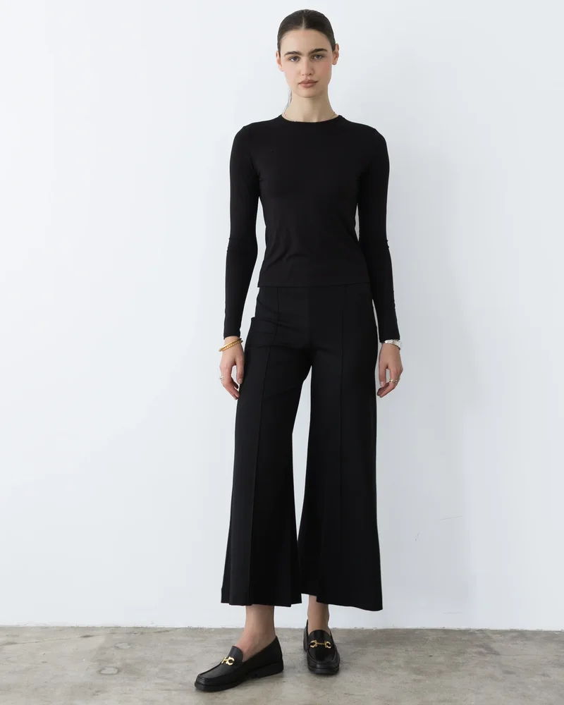 Lana Cropped Barrel Leg Pant