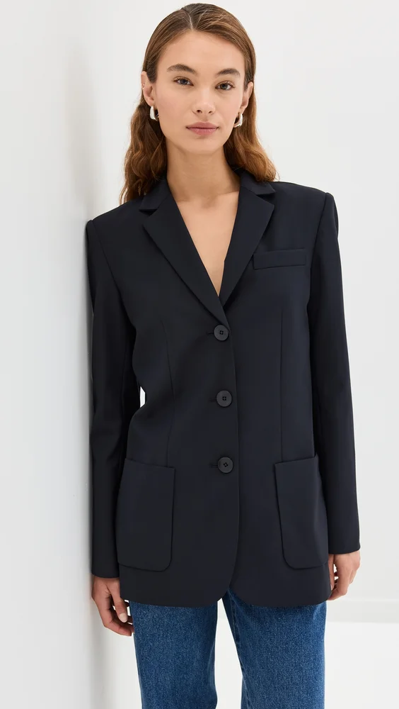 Tropical Wool Max Blazer