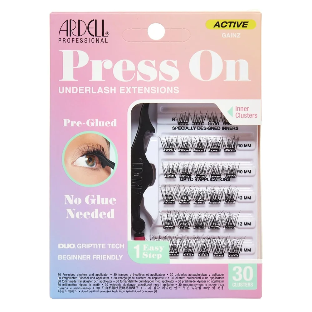 Active Press On Underlash Clusters