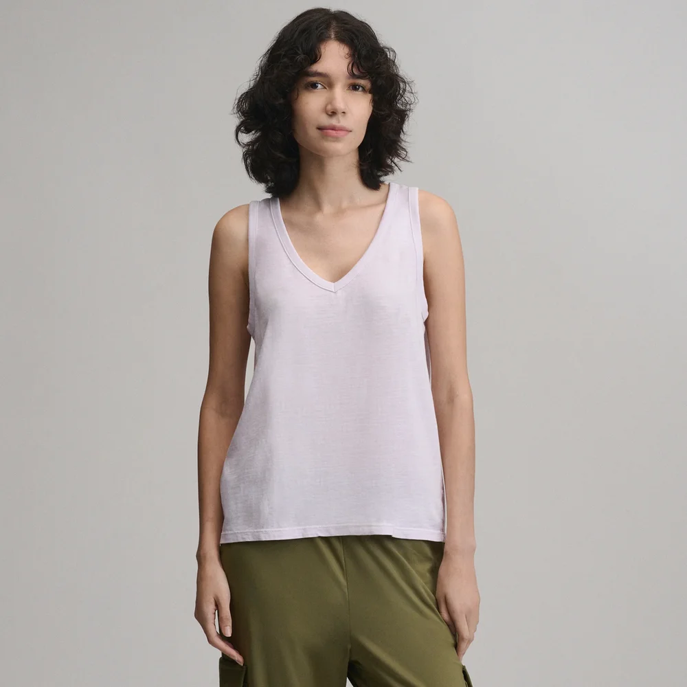 Women's Sunwashed Cotton V-Neck Tank