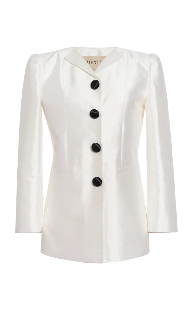 Tailored Elegant Silk Blazer