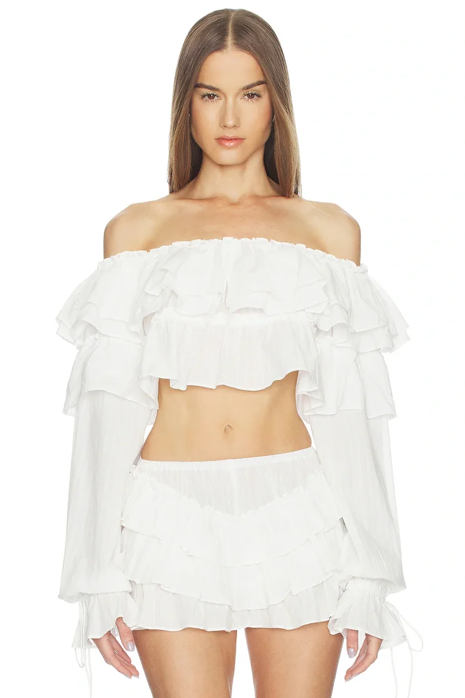 Iliana Ruffle Top