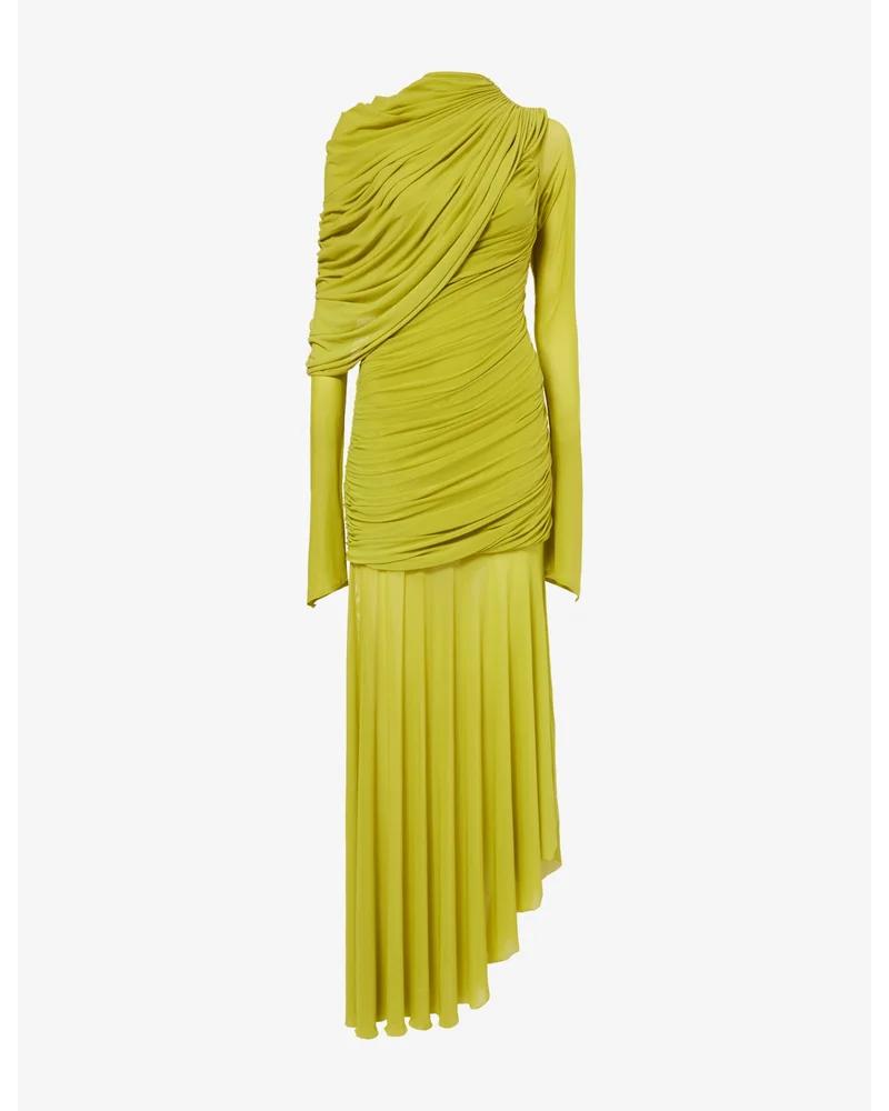 The Isla Draped Stretch-Woven Maxi Dress