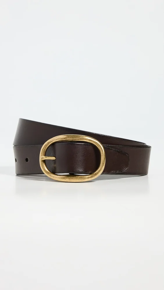 Oval Buckle Belt