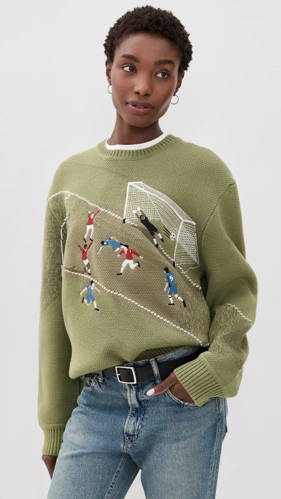 Match of The Day Knit Sweater