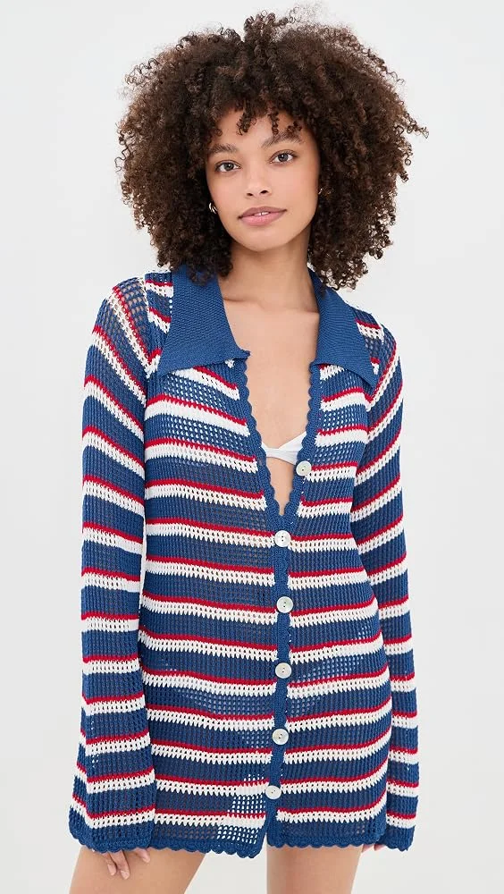 Button Up Coverup Dress