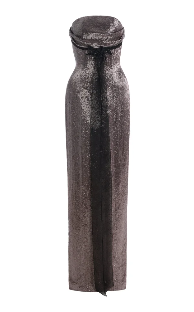 Ivy Beaded Silk Gown