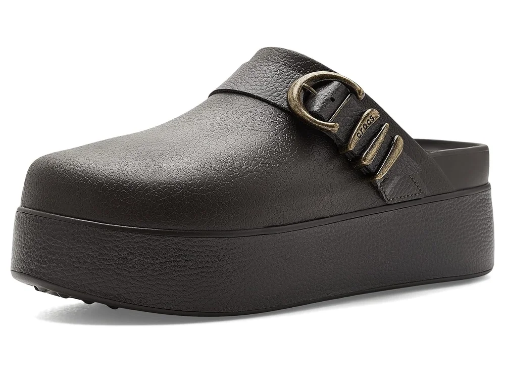 Dylan Platform Boho Buckle Clogs