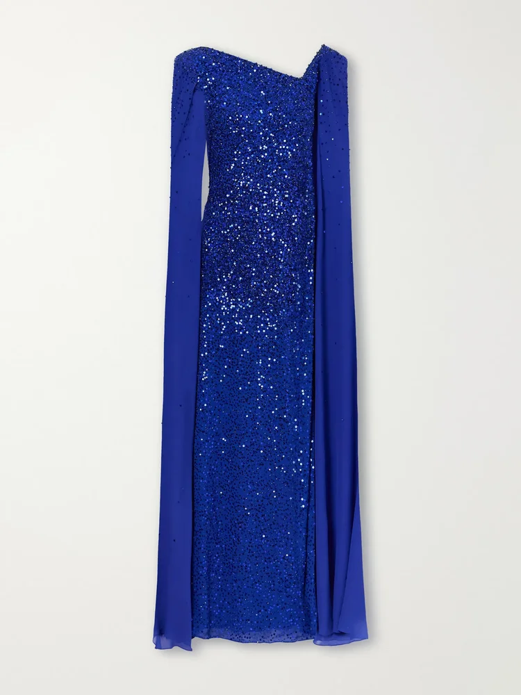 Twilight sequin-embellished gown