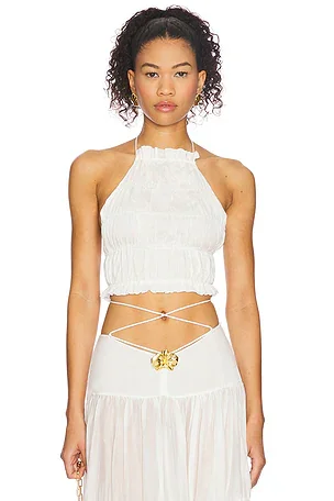 Spice Ruched Top