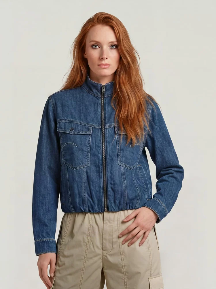 Rib Trucker Jacket