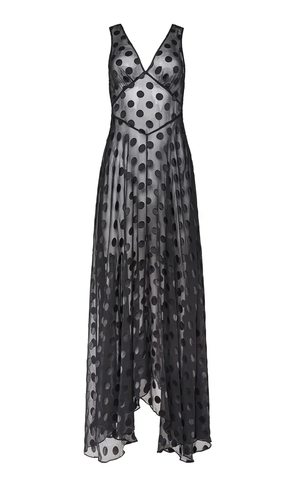 Silk Dot Gown