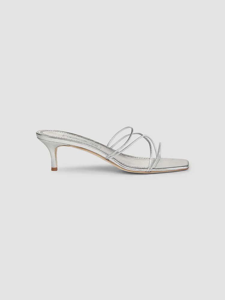 Ninfemu 50MM Leather Strappy Sandals