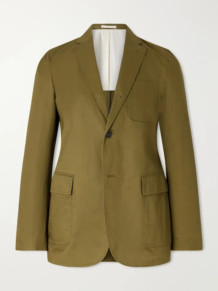 3B Cotton-Twill Suit Jacket