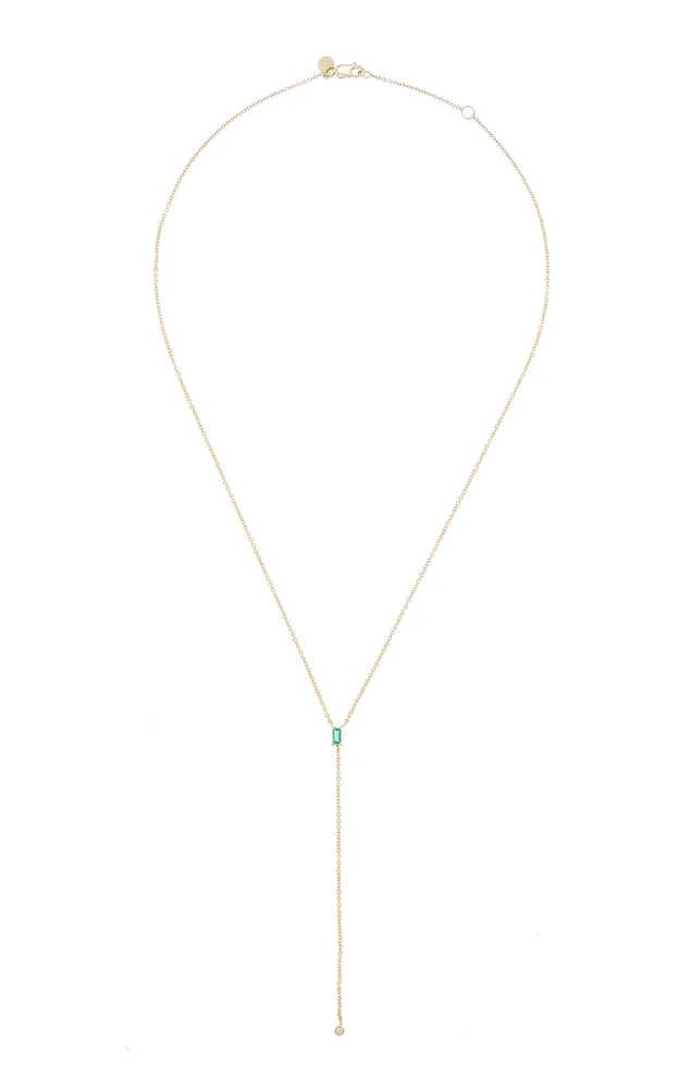 Elettra 14K Yellow Gold Emerald Necklace