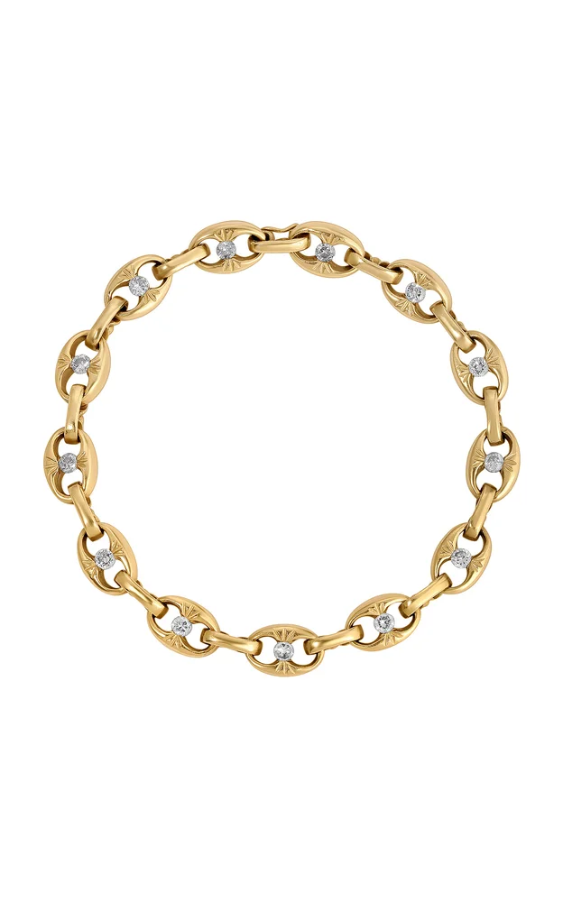 18K Yellow Gold Diamond Bracelet