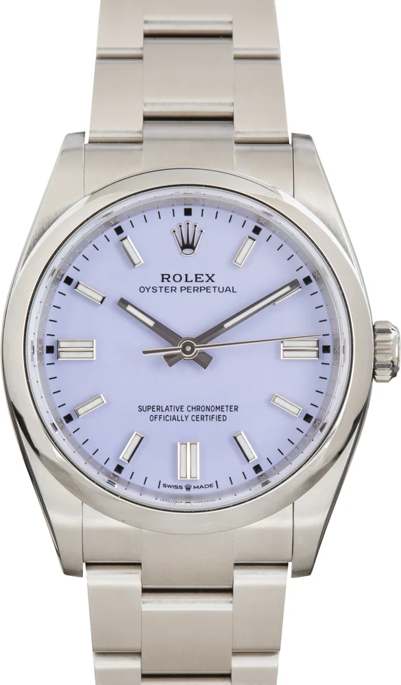Pre-Owned Oyster Perpetual 36 Ref 126000 Lavender Dial