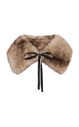 Eliza Faux Mink Fur Collar