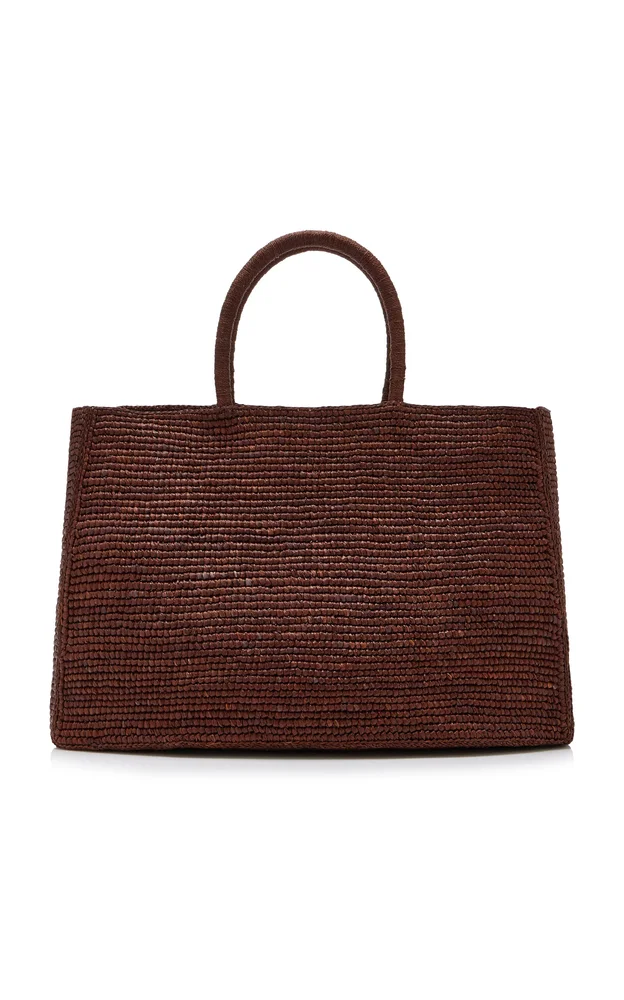The Charlotte Large Raffia Bag