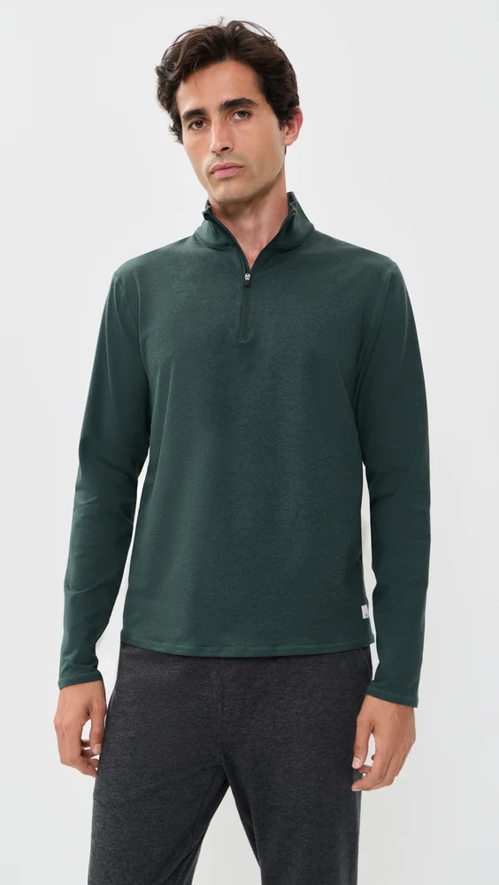 Ponto 1/2 Zip Mock Neck Sweatshirt
