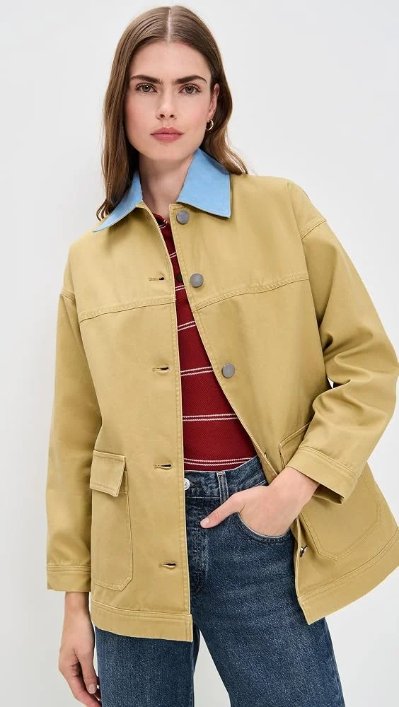 Dree Mid- Length Oversized Barn Jacket