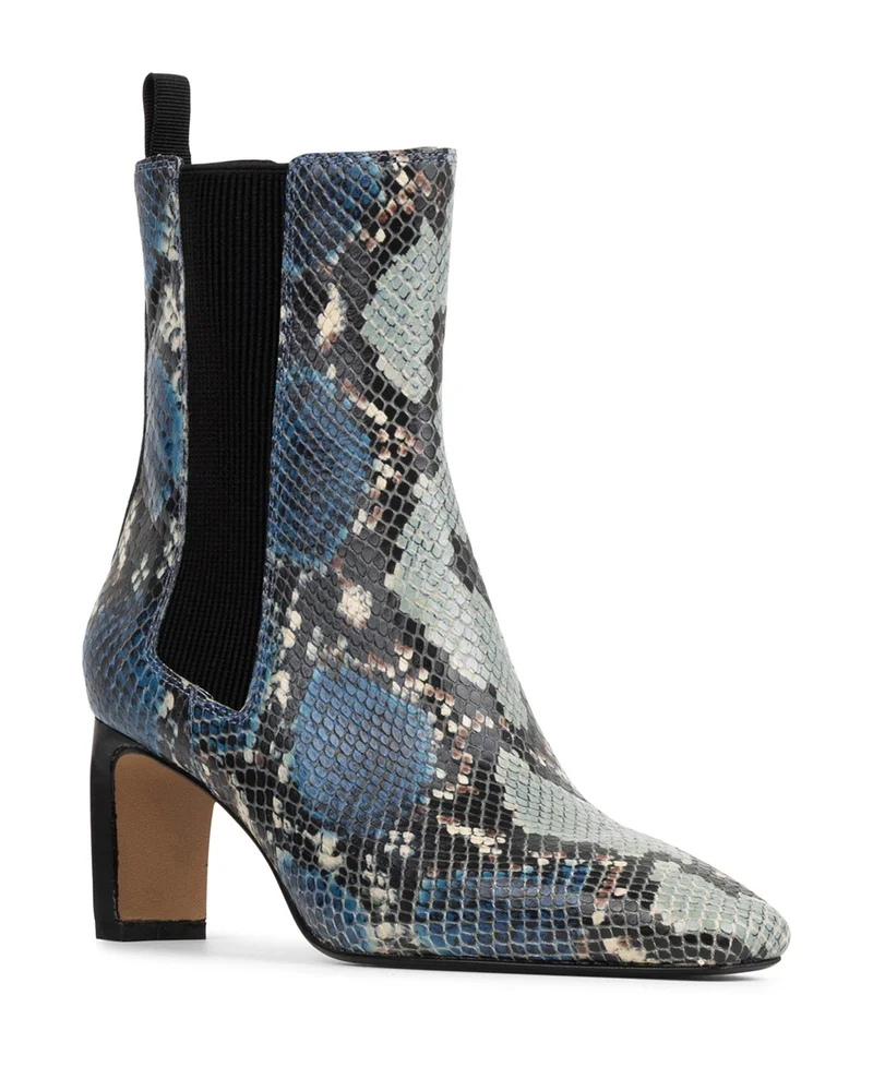 Women's Brittnie Embossed Leather Ankle Boots