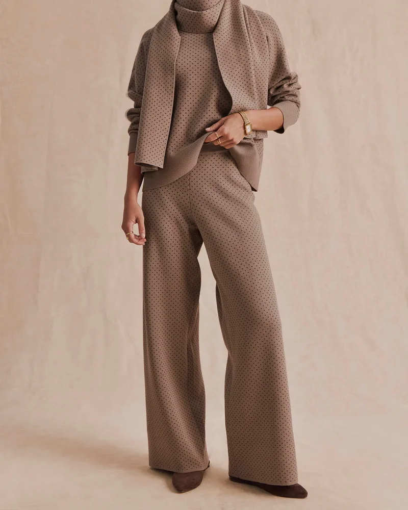 Libby Polka Dot Sweater Pant