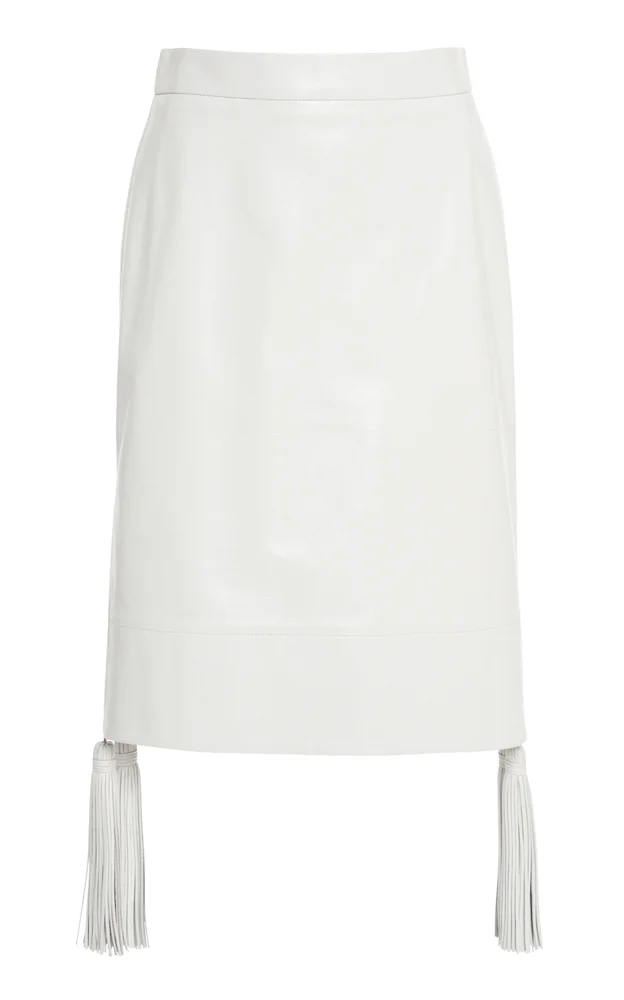 Leather Midi Skirt