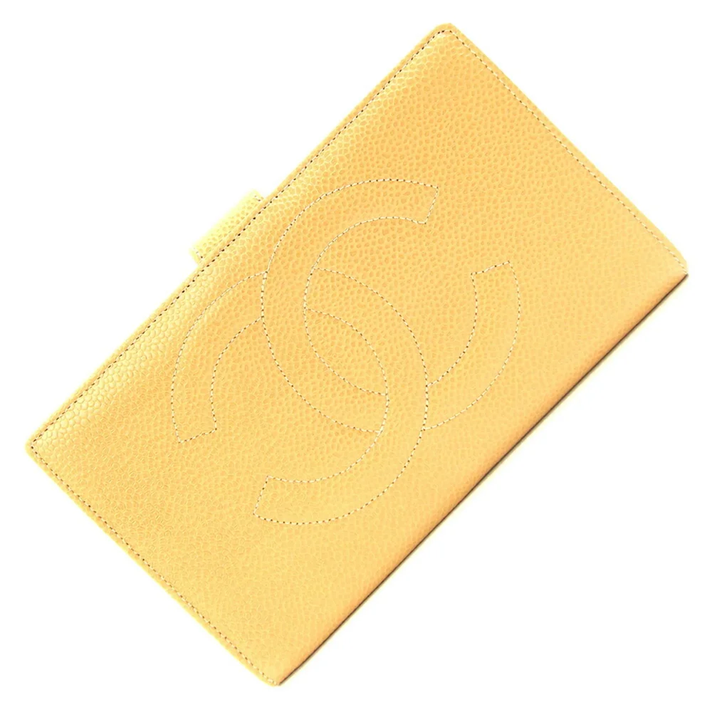 Timeless CC French Wallet Caviar Small