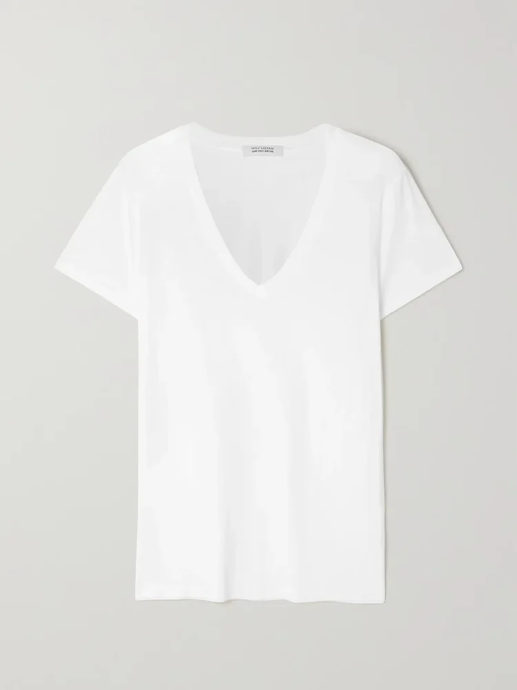 Nili Lotan Carol cotton-jersey T-shirt