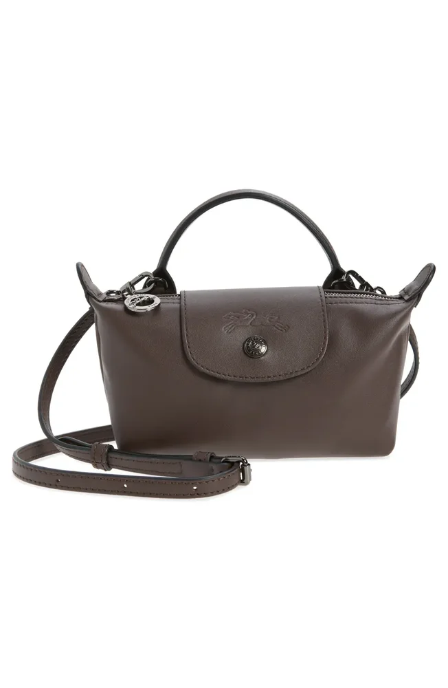 Extra Small Le Pliage Xtra Leather Clutch