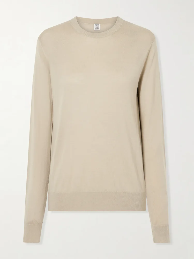 wool and silk blend sweater