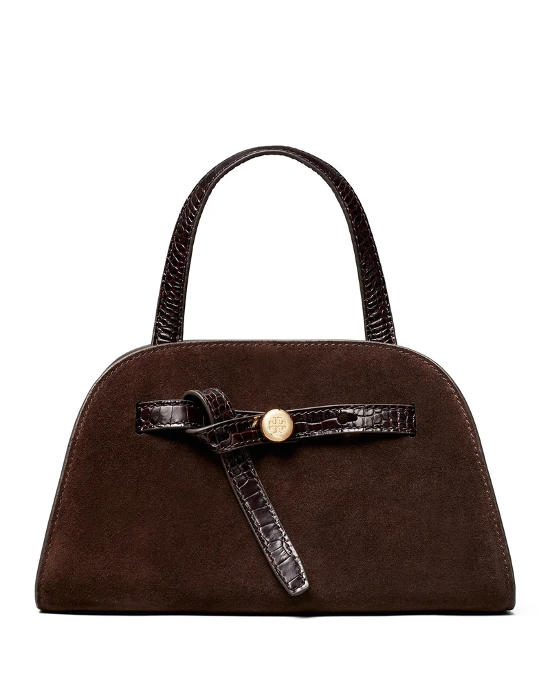 Romy Suede Small Bauletto Bag