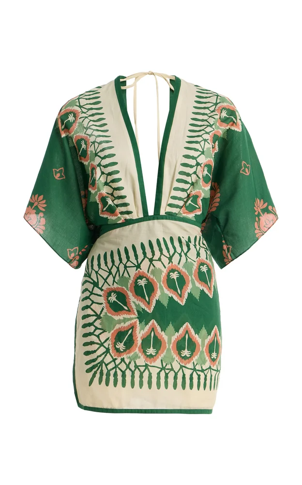 Inundada de Color Printed Cotton Mini Dress