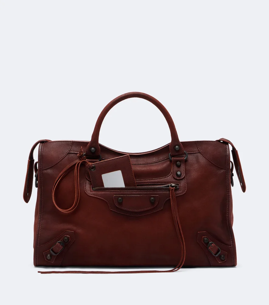 Le City Medium Leather Top-Handle Bag