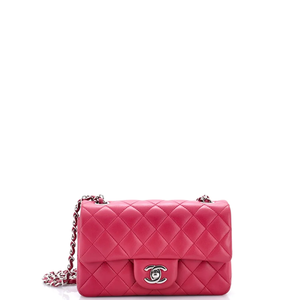 Pre-Owned Chanel Rectangular Mini Classic Flap Bag 20cm