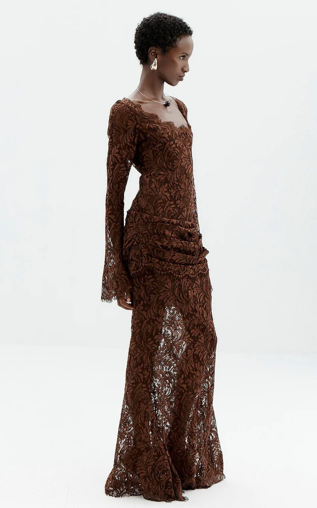 Thulite Cotton-Blend Maxi Dress