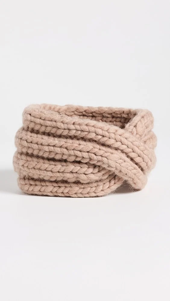 Chunky Hand Knit Wool Headband