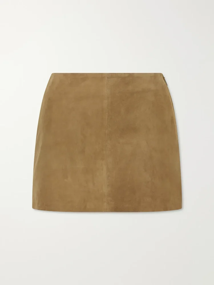 Melody suede mini skirt