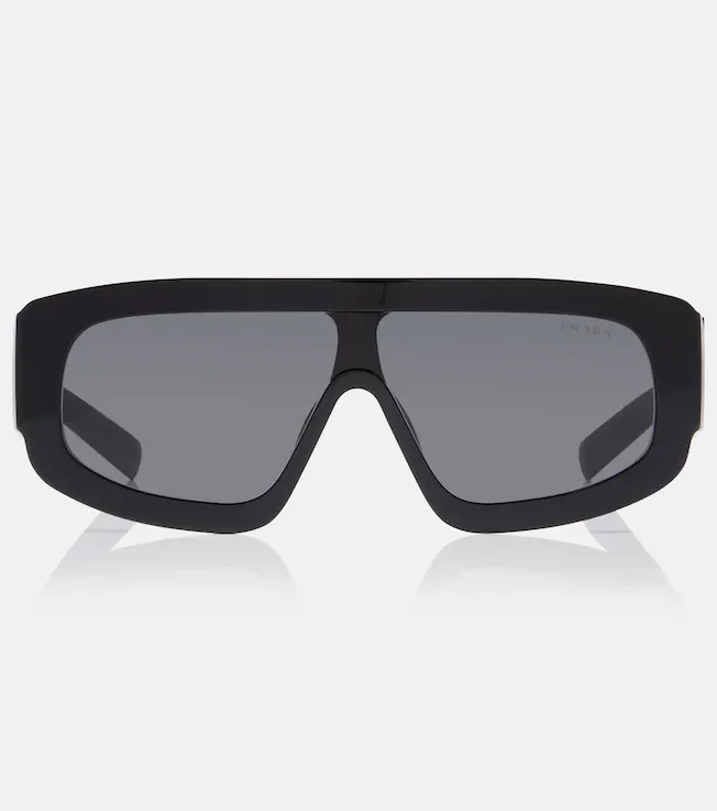 Logo shield sunglasses